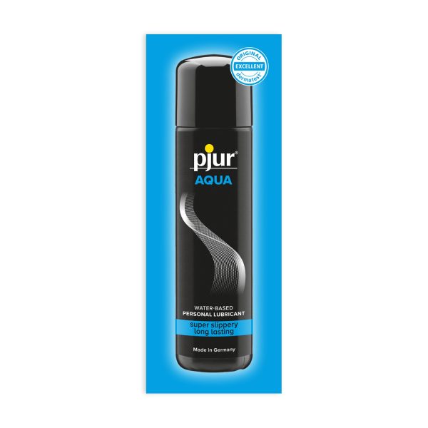 lubrificante a base de agua pjur aqua 2ml lubrificante a base de agua pjur com uma quantidade de 2ml