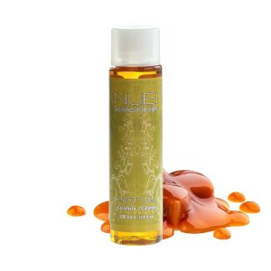 ÓLEO DE MASSAGEM COM EFEITO CALOR CARAMELO HOT OIL NUEI 100ML - Image 1