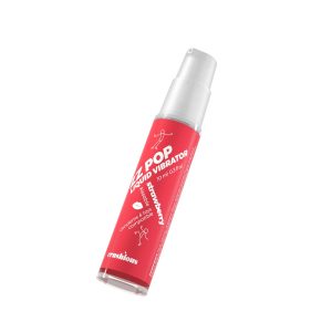 VIBRADOR LÍQUIDO ZZ POP COM AROMA MORANGO 10ML CRUSHIOUS - Image 1