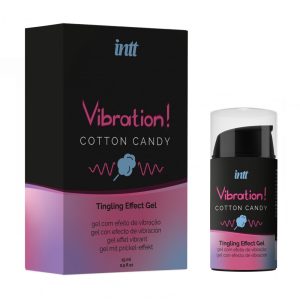 GEL COM VIBRAÇÃO VIBRATION ALGODÃO DOCE INTT 15ML - Image 1