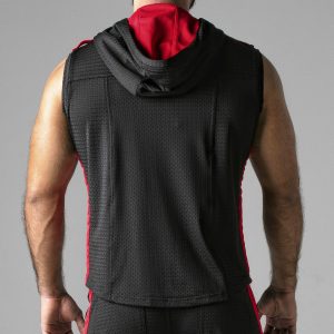 COLETE LOOK AT HARDER HOODY VERMELHO LOCKER GEAR - Image 3