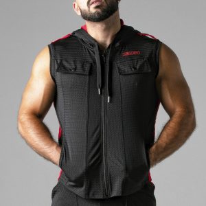 COLETE LOOK AT HARDER HOODY VERMELHO LOCKER GEAR - Image 6