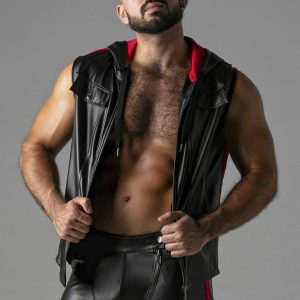 COLETE MASSIVE RUDE HOODY VERMELHO LOCKER GEAR - Image 4