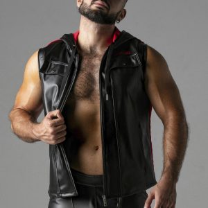 COLETE MASSIVE RUDE HOODY VERMELHO LOCKER GEAR - Image 7