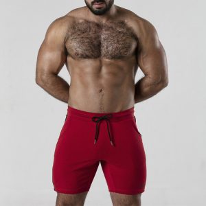 CALÇÃO SIDE STRIP SHORT VERMELHO LOCKER GEAR - Image 1