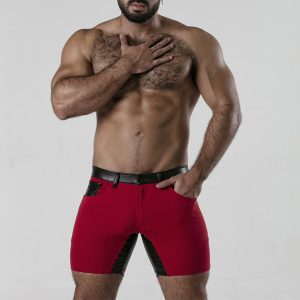 CALÇÃO PERNEIRA 5 POCKET CHAP SHORT VERMELHO LOCKER GEAR - Image 1