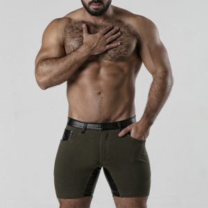 CALÇÃO PERNEIRA 5 POCKET CHAP SHORT CAQUI LOCKER GEAR - Image 1
