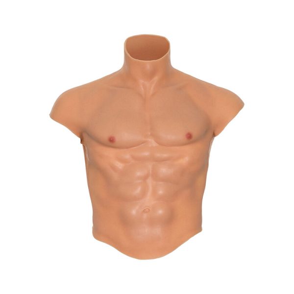 img_186372_cd1be799448314dafab3fc7c7cc771d4_1-2 T-SHIRT DE SILICONE DE TORSO MASCULINO COM ABODMINAIS