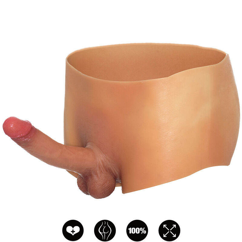 BOXER ALTER EGO COM PÉNIS REALÍSTICO (S/M) | 18 CM