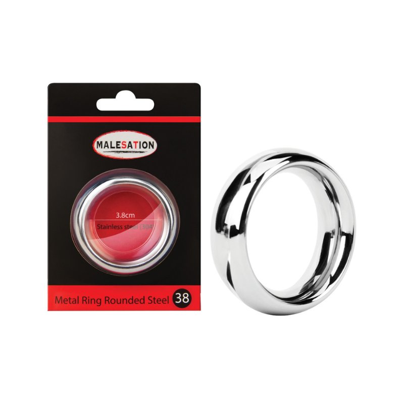 MALESATION - ANEL PENIANO DE METAL ROUNDED STEEL
