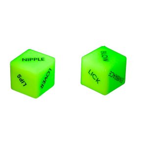 DADOS LOVE DICE NEON OUT OF THE BLUE - Image 1