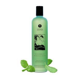 GEL DE DUCHE E BANHO - MENTA SENSUAL - 12.5 FL OZ / 370 ML - SHUNGA EROTIC ART - Image 3