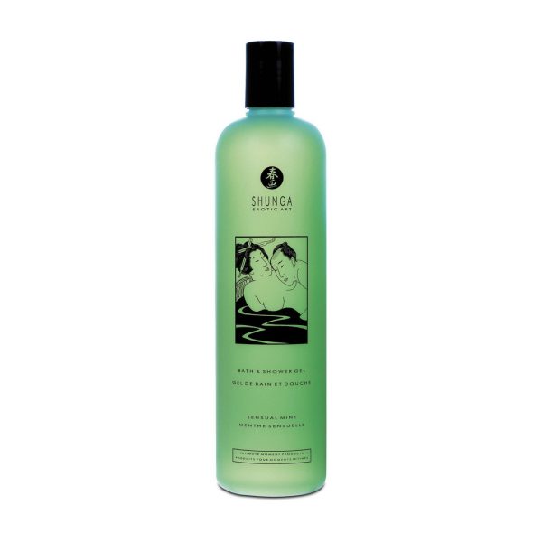 GEL DE DUCHE E BANHO - MENTA SENSUAL - 12.5 FL OZ / 370 ML - SHUNGA EROTIC ART