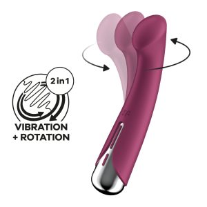 VIBRADOR SPINNING G-SPOT 1 VERMELHO SATISFYER - Image 1