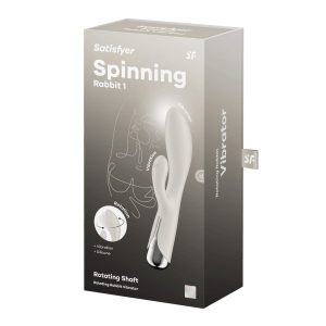VIBRADOR SPINNING RABBIT 1 BEGE SATISFYER - Image 2