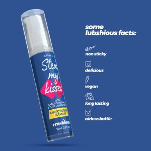 GEL LUBRIFICANTE STEAL MY KISSES COM SABOR A BEBIDA ENERGÉTICA CRUSHIOUS 10ML - Image 6
