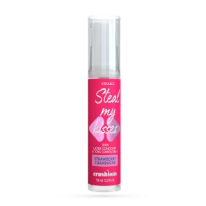 GEL LUBRIFICANTE STEAL MY KISSES COM SABOR A CHAMPANHE COM MORANGO CRUSHIOUS 10ML - Image 1
