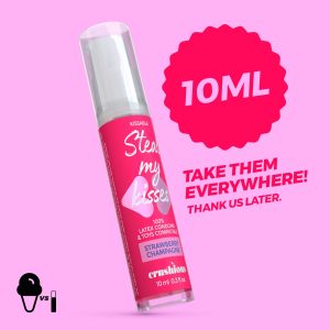 GEL LUBRIFICANTE STEAL MY KISSES COM SABOR A CHAMPANHE COM MORANGO CRUSHIOUS 10ML - Image 7