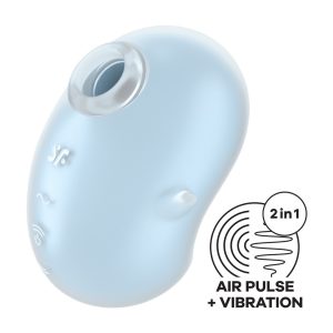 VIBRADOR CUTIE GHOST - AIR PULSE VIBRATOR - AZUL SATISFYER - Image 1