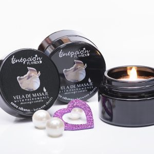 VELA COM FEROMONAS AROMA ENTRE LENÇÓIS 20ML TENTACIÓN PLAY SEX - Image 2
