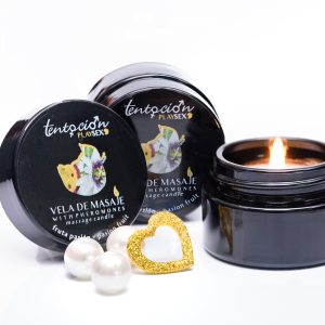 VELA COM FEROMONAS AROMA MARACUJÁ 20ML TENTACIÓN PLAY SEX - Image 1