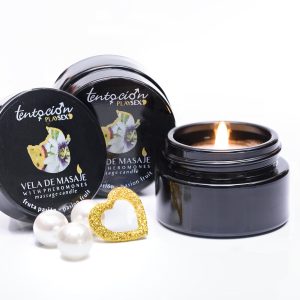 VELA COM FEROMONAS AROMA MARACUJÁ 20ML TENTACIÓN PLAY SEX - Image 2