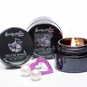 VELA COM FEROMONAS AROMA JOGOS ÍNTIMOS 20ML TENTACIÓN PLAY SEX - Image 3