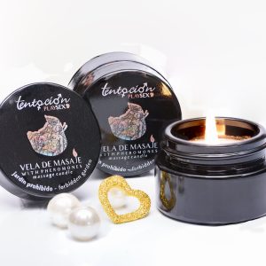 VELA COM FEROMONAS AROMA JARDIM PROIBIDO 20ML TENTACIÓN PLAY SEX - Image 2