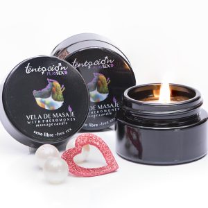 VELA COM FEROMONAS AROMA SEXO LIVRE 20ML TENTACIÓN PLAY SEX - Image 2