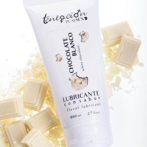 LUBRIFICANTE COM SABOR A CHOCOLATE BRANCO 80ML TENTACIÓN PLAY SEX - Image 2