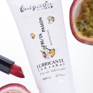 LUBRIFICANTE COM SABOR A MARACUJÁ 80ML TENTACIÓN PLAY SEX - Image 1