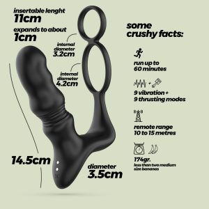 VIBRADOR DE PRÓSTATA COM COMANDO CRIXUS CRUSHIOUS - Image 7