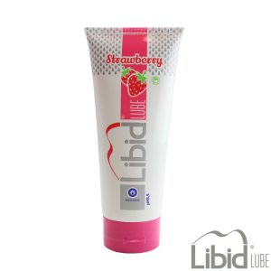 LUBRIFICANTE À BASE DE ÁGUA COM AROMA A MORANGO LIBID LUBE 200ML - Image 1