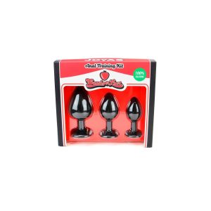 CONJUNTO DE JOIAS PARA TREINO ANAL PRETO CANDY LUST - Image 2