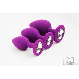 CONJUNTO DE JOIAS PARA TREINO ANAL ROXO CANDY LUST - Image 4
