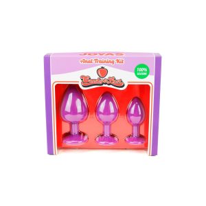 CONJUNTO DE JOIAS PARA TREINO ANAL ROXO CANDY LUST - Image 3