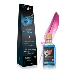 KIT DE MASSAGEM LIPS SEXY THERAPY ALGODÃO DOCE ORGIE - Image 1