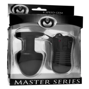PLUG ANAL VIBRATÓRIO COM JOIA E COMANDO PARAGON MASTER SERIES - Image 2