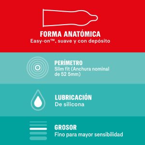 CAIXA COM 10 PRESERVATIVOS SENSITIVO SLIM FIT DUREX - Image 3