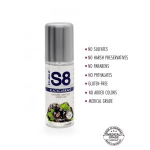 LUBRIFICANTE À BASE DE ÁGUA COM SABOR A GROSELHA NEGRA S8 STIMUL8 125ML - Image 3