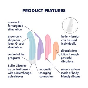 CONJUNTO DE VIBRADORES PLAYFUL FOUR SATISFYER - Image 3