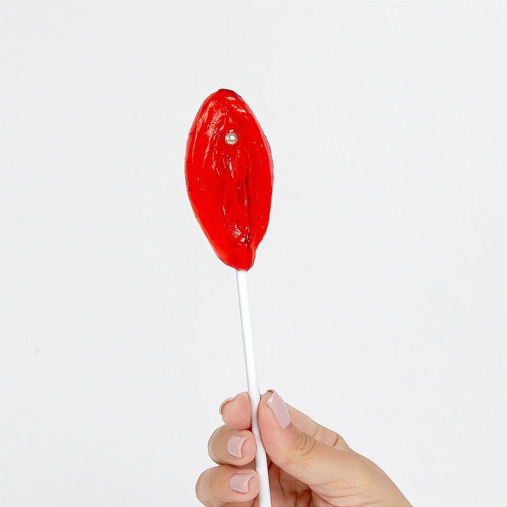 CHUPA-CHUPA SECRET PLAY EM FORMA DE VULVA