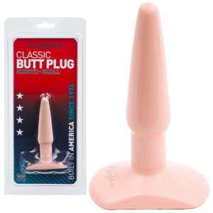 PLUG ANAL DOC JOHNSON CLASSIC BUTT PLUG FLESH SMALL - Image 2
