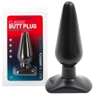 PLUG ANAL DOC JOHNSON CLASSIC BUTT PLUG PRETO MEDIUM - Image 2