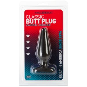 PLUG ANAL DOC JOHNSON CLASSIC BUTT PLUG PRETO MEDIUM - Image 3