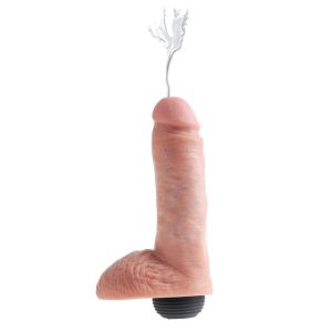 KING COCK - DILDO EJACULADOR REALISTA | 20.32 CM