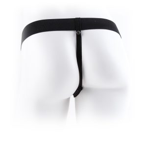 STRAP-ON OCO COM VIBRAÇÃO E TESTÍCULOS 7" FETISH FANTASY SERIES BRANCO - Image 5