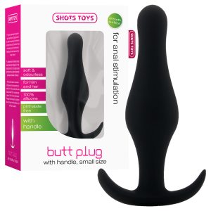PLUG ANAL BUTT PLUG COM PEGA PRETO PEQUENO - Image 3