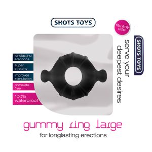 ANEL PARA O PÉNIS GUMMY RING GRANDE - Image 2