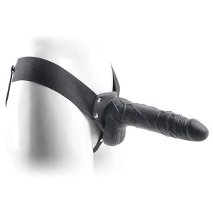 STRAP-ON OCO COM TESTÍCULOS REAL RAPTURE AIR FEELING 8" PRETO - Image 6